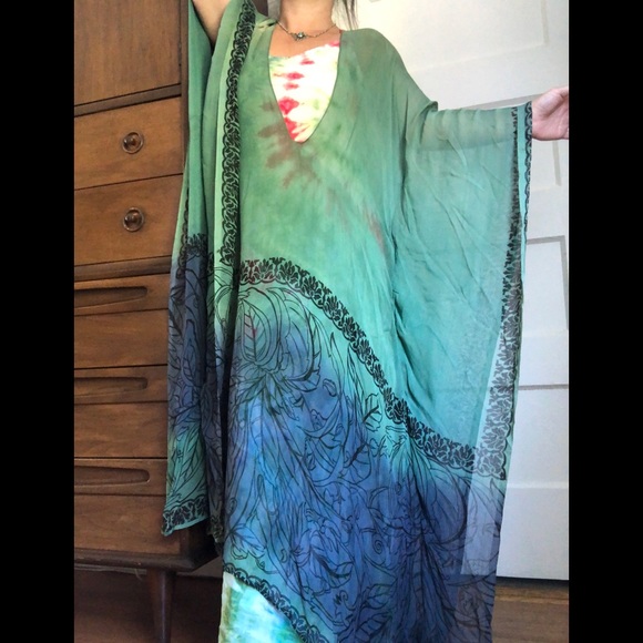 FLASH SALE: OFFER $185, Vintage 70’s Kaftan, Sourced by Chasing Unicorns - Picture 12 of 17